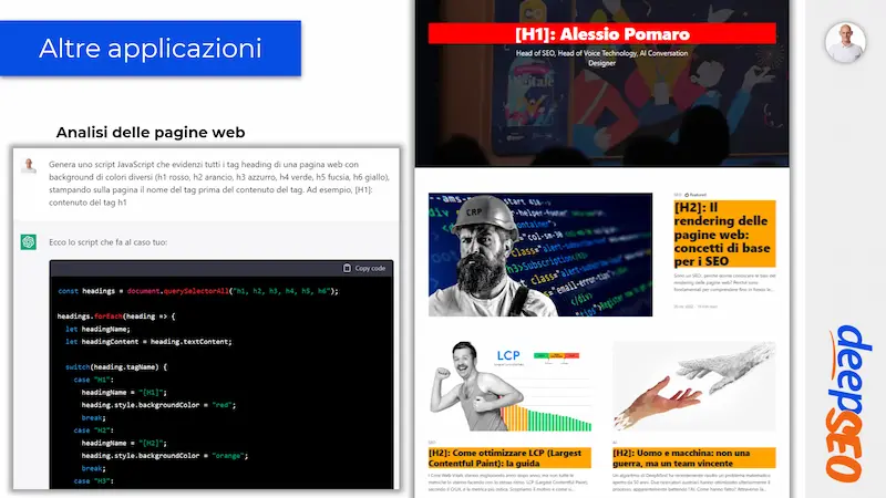 La generazione di codice attraverso gli algoritmi generativi (ChatGPT)