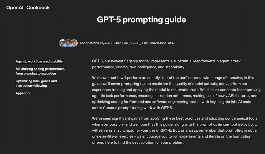 Una guida al prompting per GPT-5