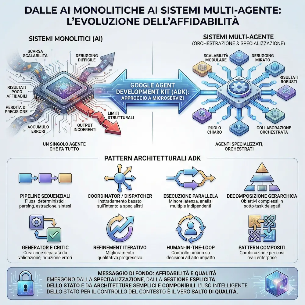 Dai sistemi monolitici ai sistemi multi-agente