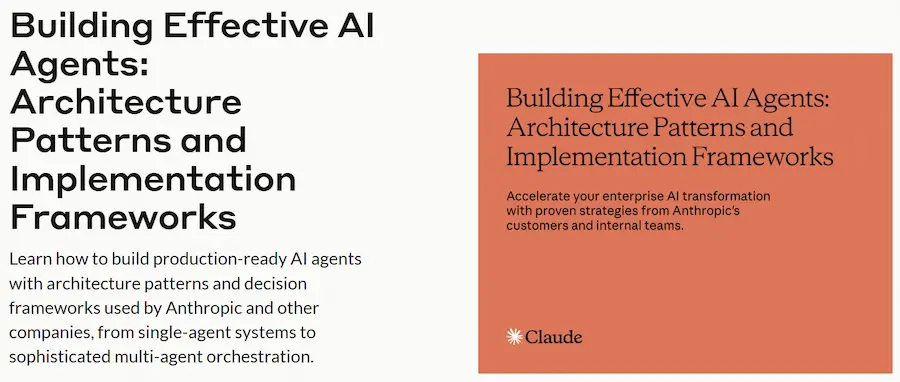 Anthropic: Building Effective AI Agents - Paper
