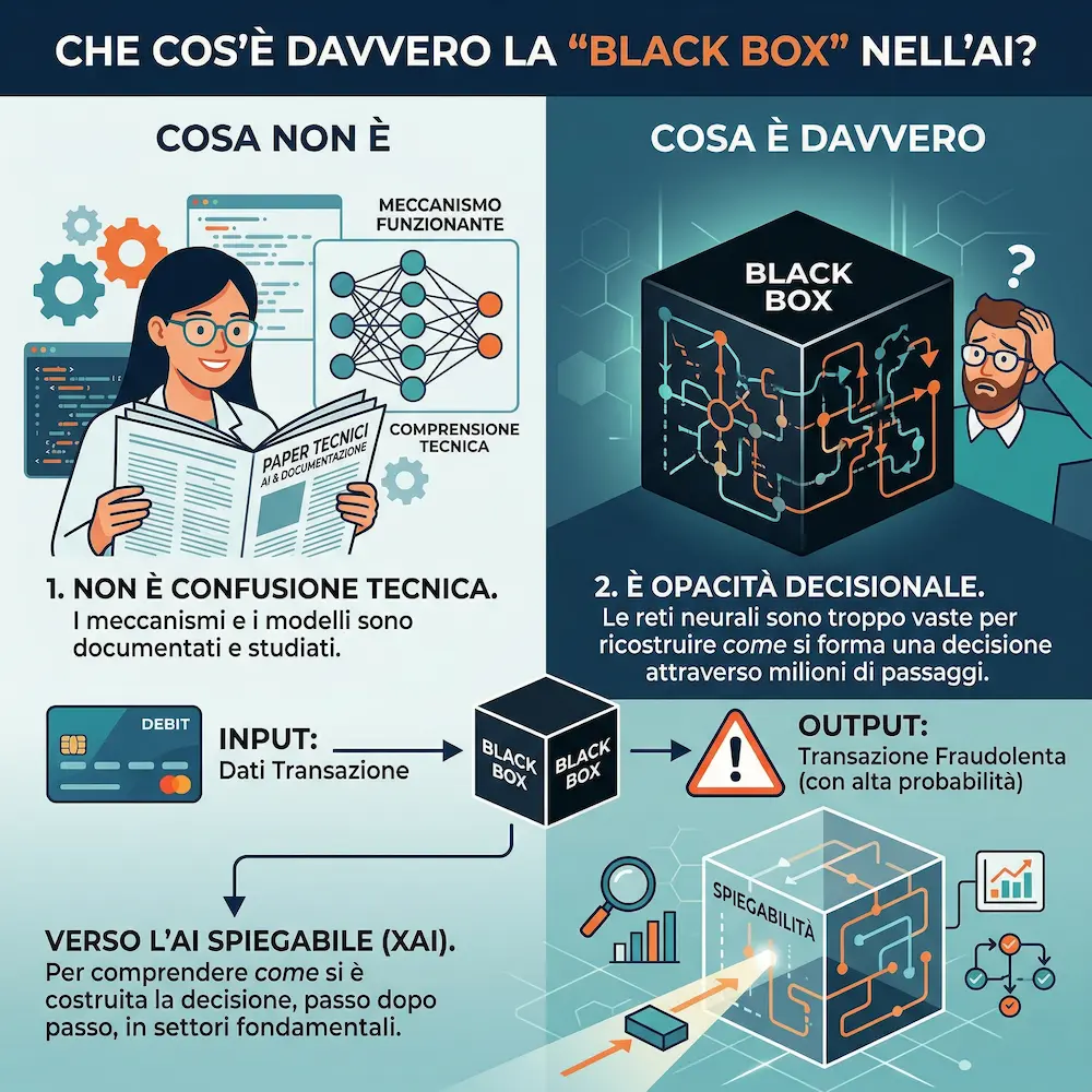 Cosa significa "black box" in ambito AI?