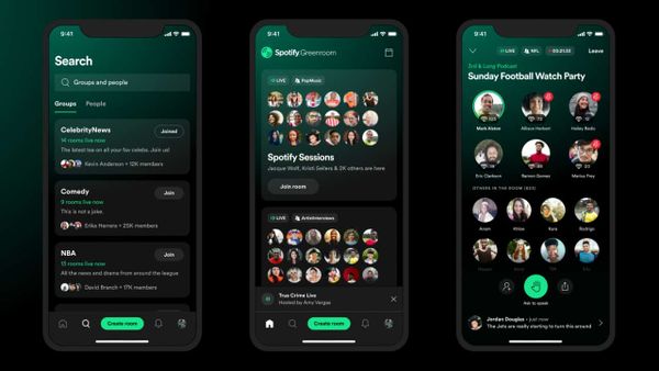 Spotify lancia Greenroom, il suo Social Audio