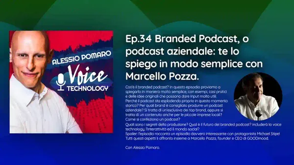 Il branded podcast spiegato in maniera semplice, con Marcello Pozza
